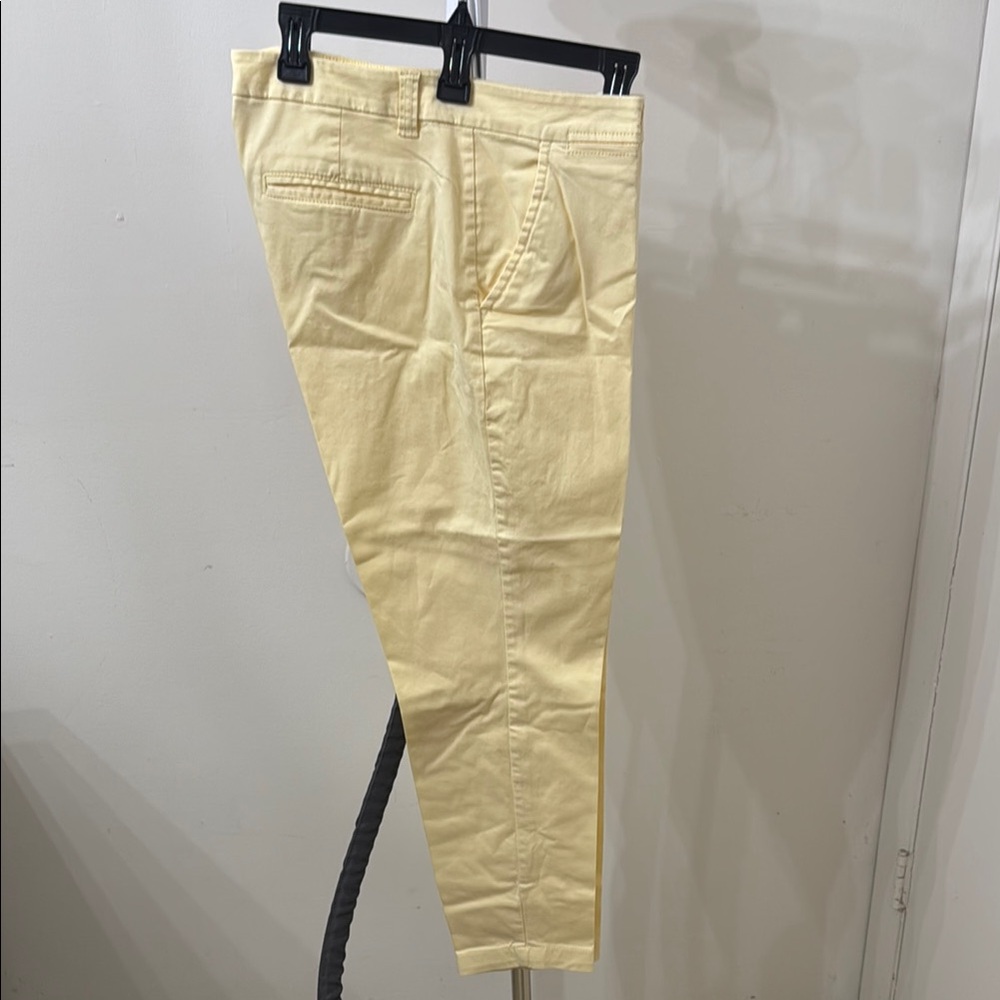 Maison Jules Yellow Chinos Straight Leg